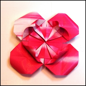 Wildflower origami kusudama Marcela gekkin by Brina.