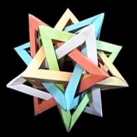 Five Interlocking Triakis Tetrahedra (Daniel Kwan)