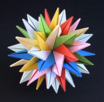 Origami Stars — With Wool
